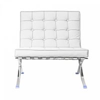 Barcelona chair white