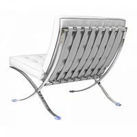 Barcelona chair white