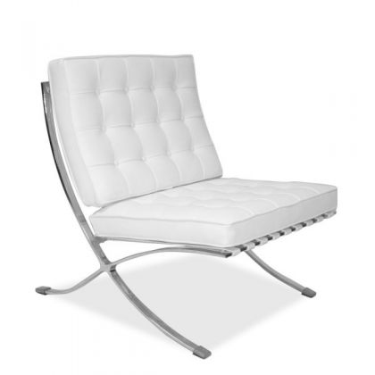 Chaise Barcelona blanche