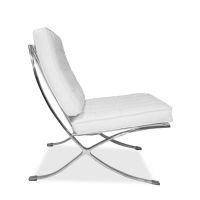 Barcelona chair white