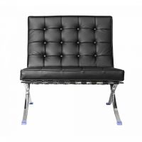 Barcelona chair black