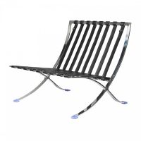 Chaise Barcelona noire